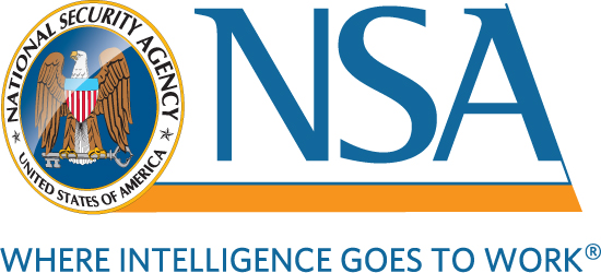 NSA logo with caption that reads "Where intelligence goes to work"